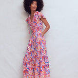 Tala Tiered Jersey Maxi Dress