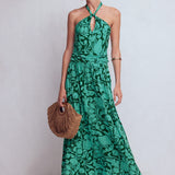 Sydney Twist Neck Jersey Dress