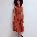 Belinda Linen Shirt Dress