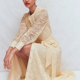 Blouson Sleeve Lace Dress