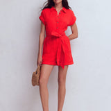 Kay Double Cloth Playsuit