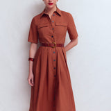 Zoe Short Sleeve Shirt Dress