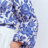 Puff Sleeve Linen Shirt