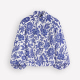 Puff Sleeve Linen Shirt