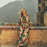 Imelda Kimono Jersey Dress
