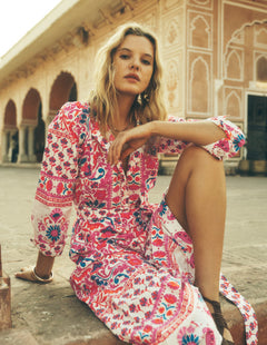 Ava Cotton Midi Dress