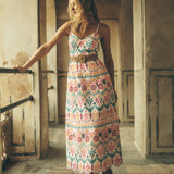 Empire Linen Broderie Dress