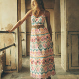 Empire Linen Broderie Dress