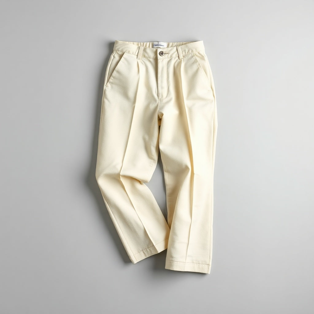 Classic Merino Wool Tailored Trousers