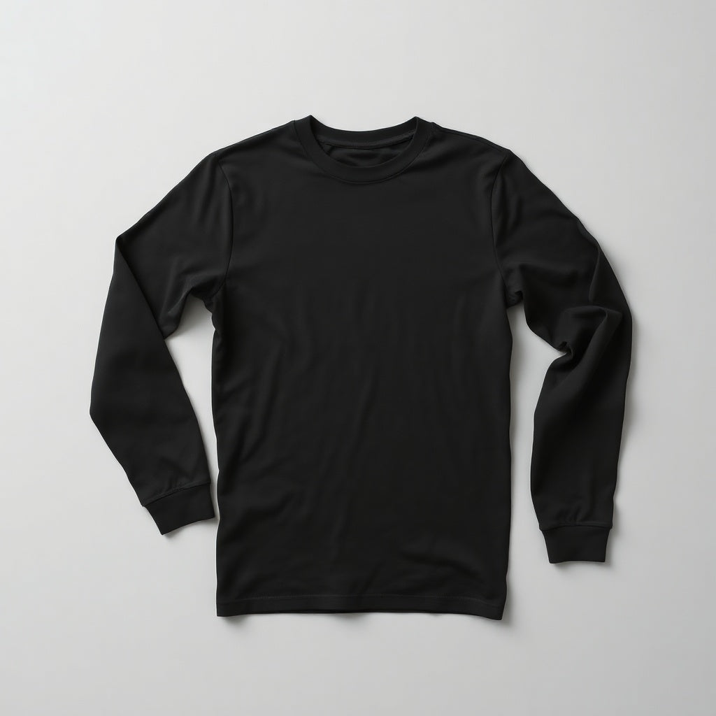 Easy Brushed Cotton Long-Sleeve T-Shirt