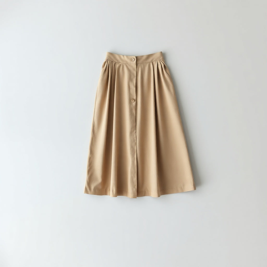 Easy Crepe A-Line Skirt