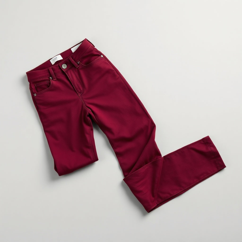 Essential Brushed Cotton Straight Jeans