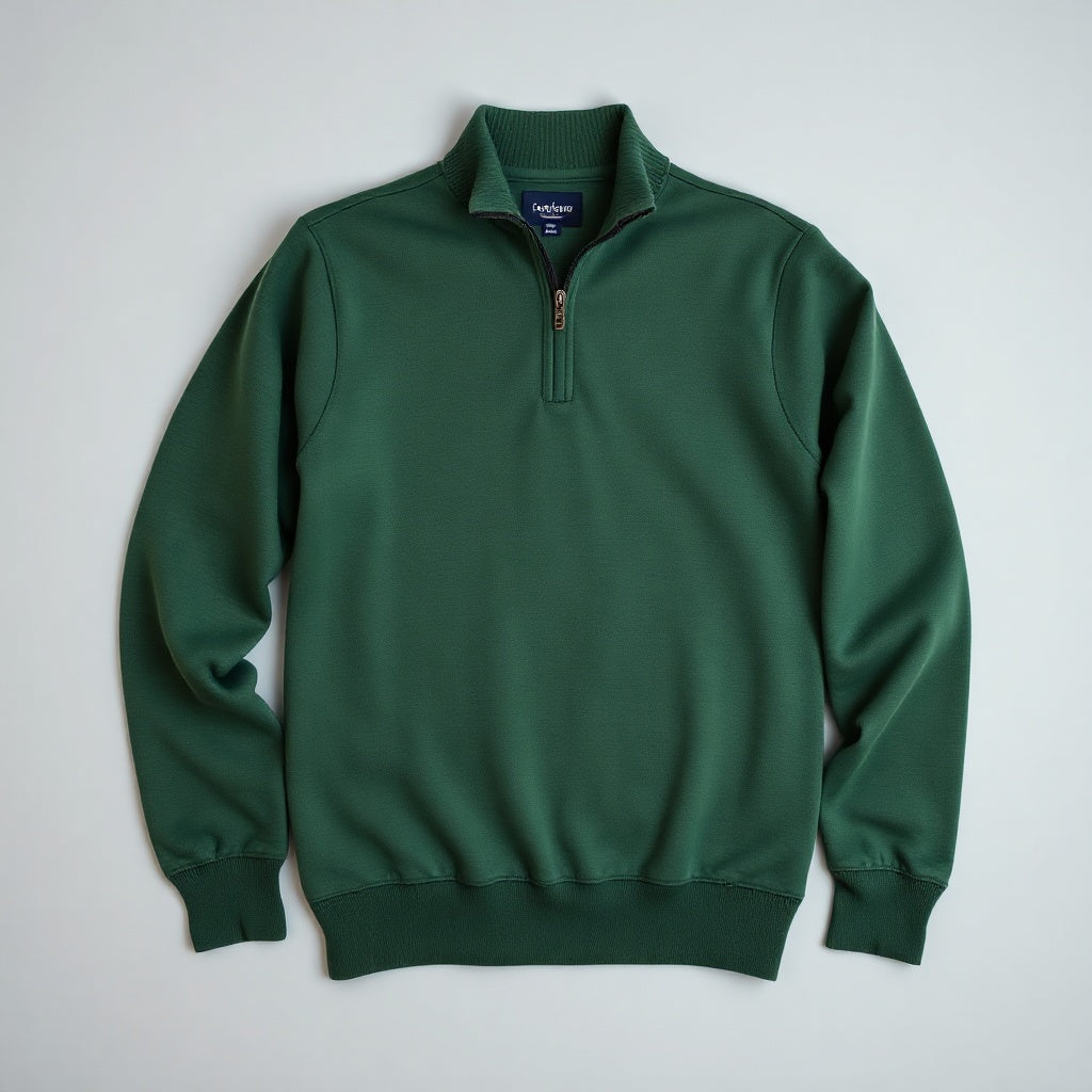 Everyday Crepe Half-Zip Jumper
