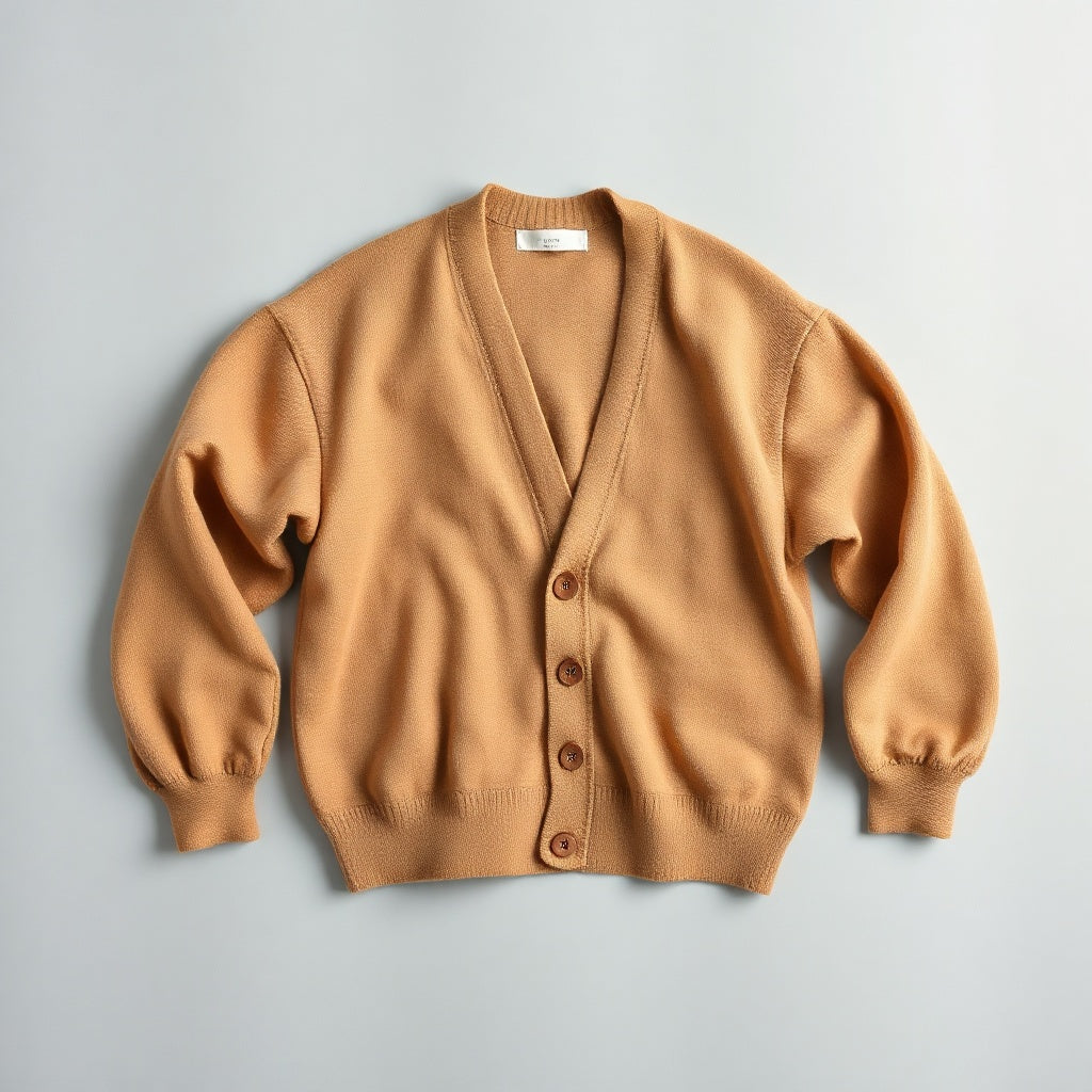 Everyday Linen-Blend Lambswool Cardigan