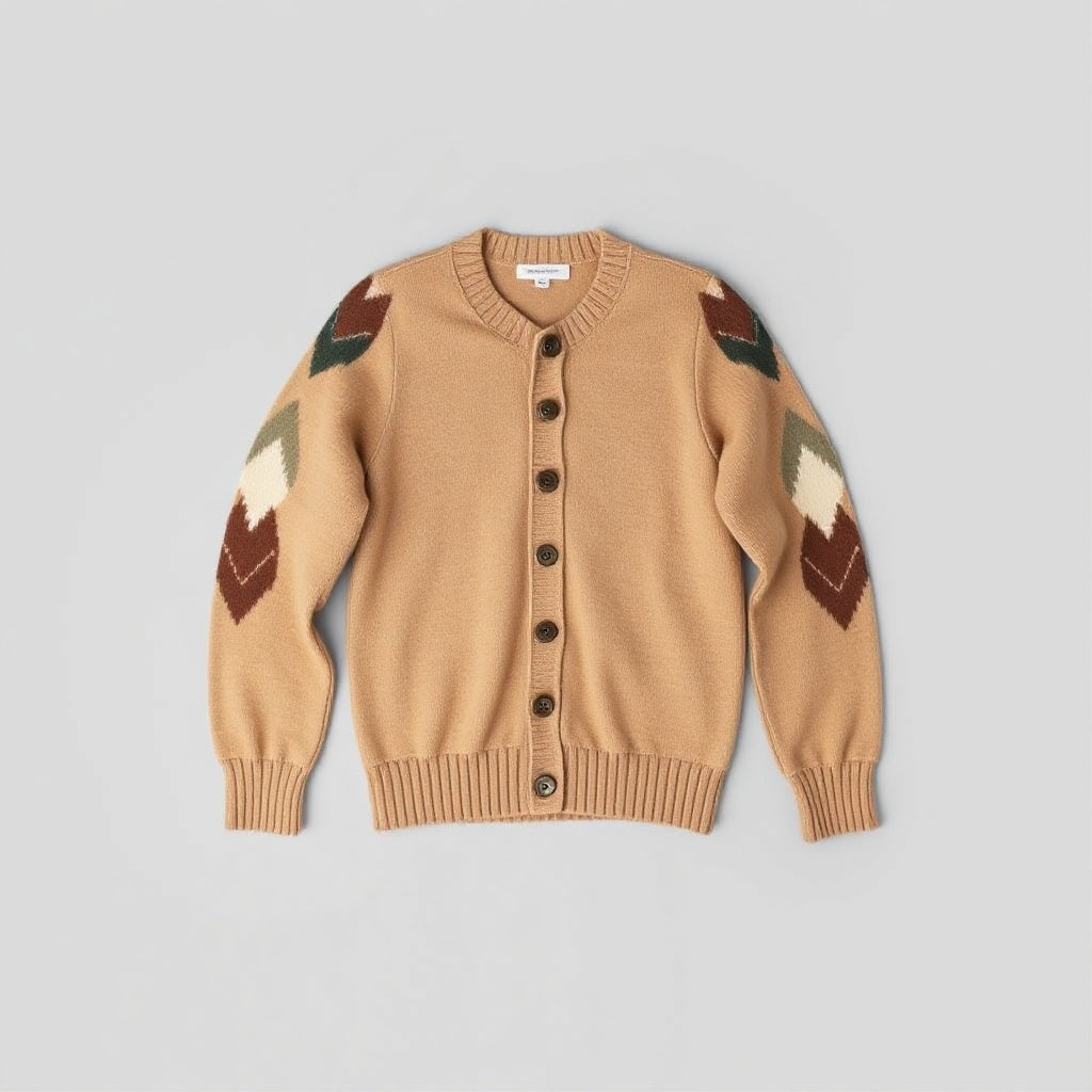 Modern Cashmere-Blend Cardigan