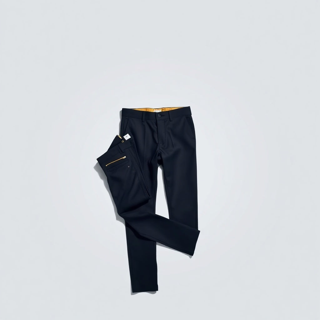 Modern Crepe Chino Trousers