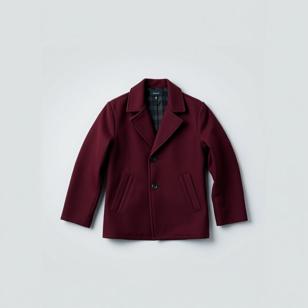 Refined Brushed Cotton Overcoat