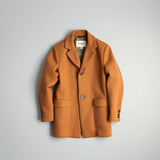 Relaxed Brushed Cotton Wool Coat