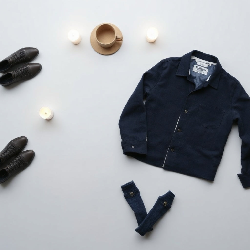 Relaxed Lambswool Flannel Overshirt