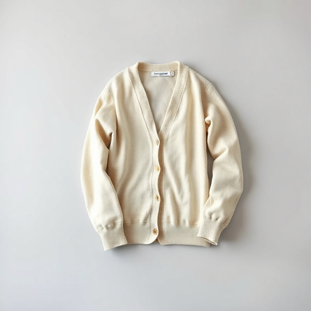 Relaxed Linen-Blend Cardigan
