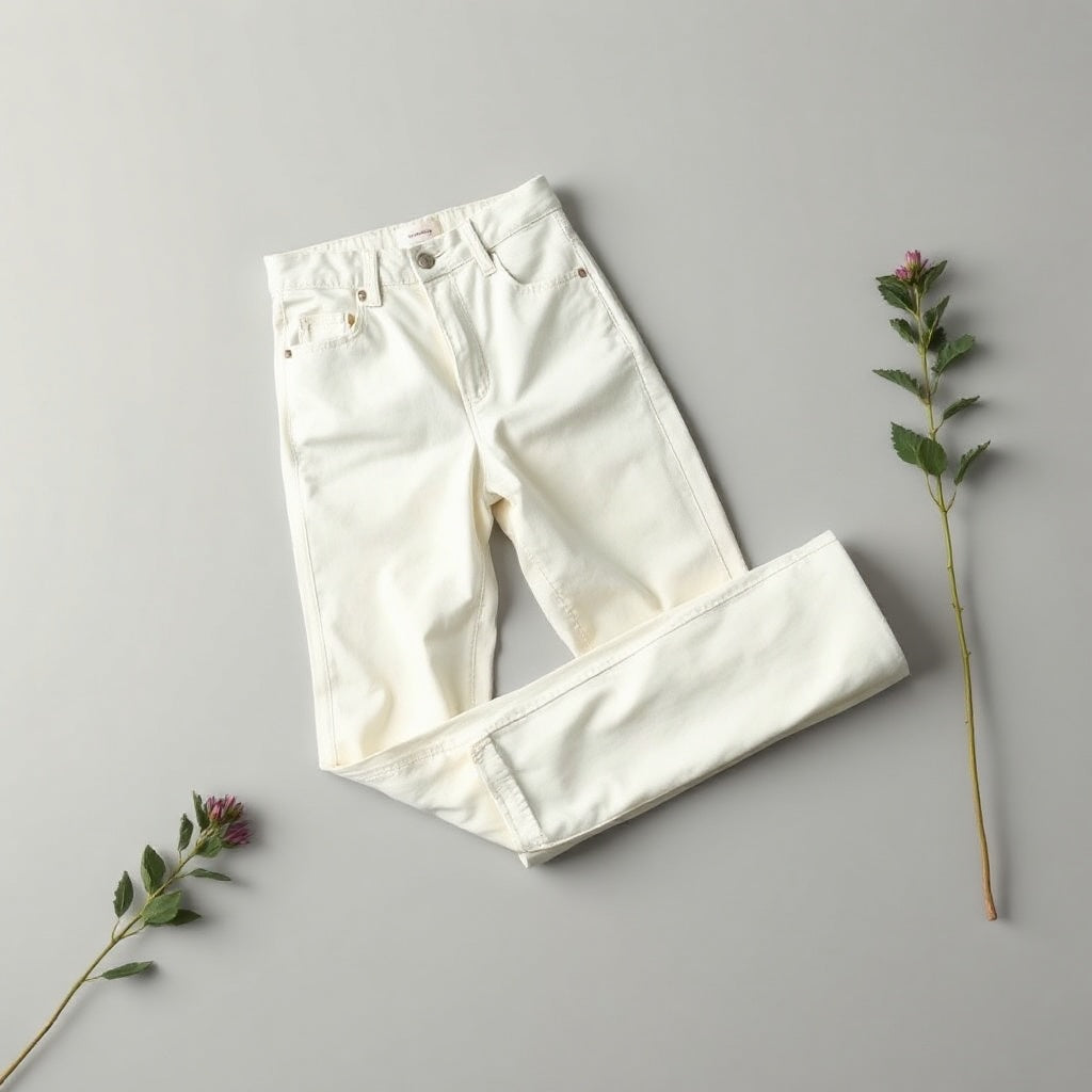 Relaxed Organic Cotton Slim Jeans