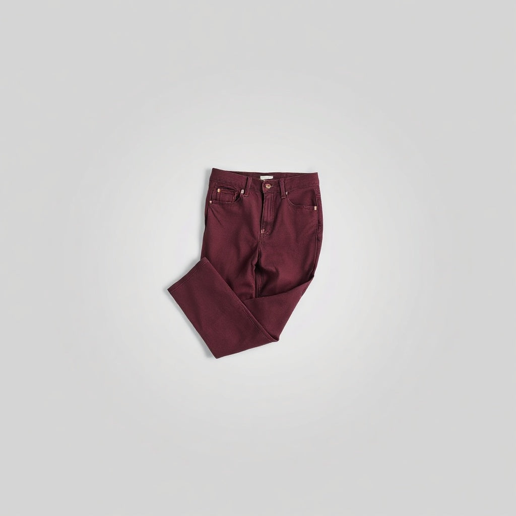 Soft Linen-Blend Straight-Leg Jeans