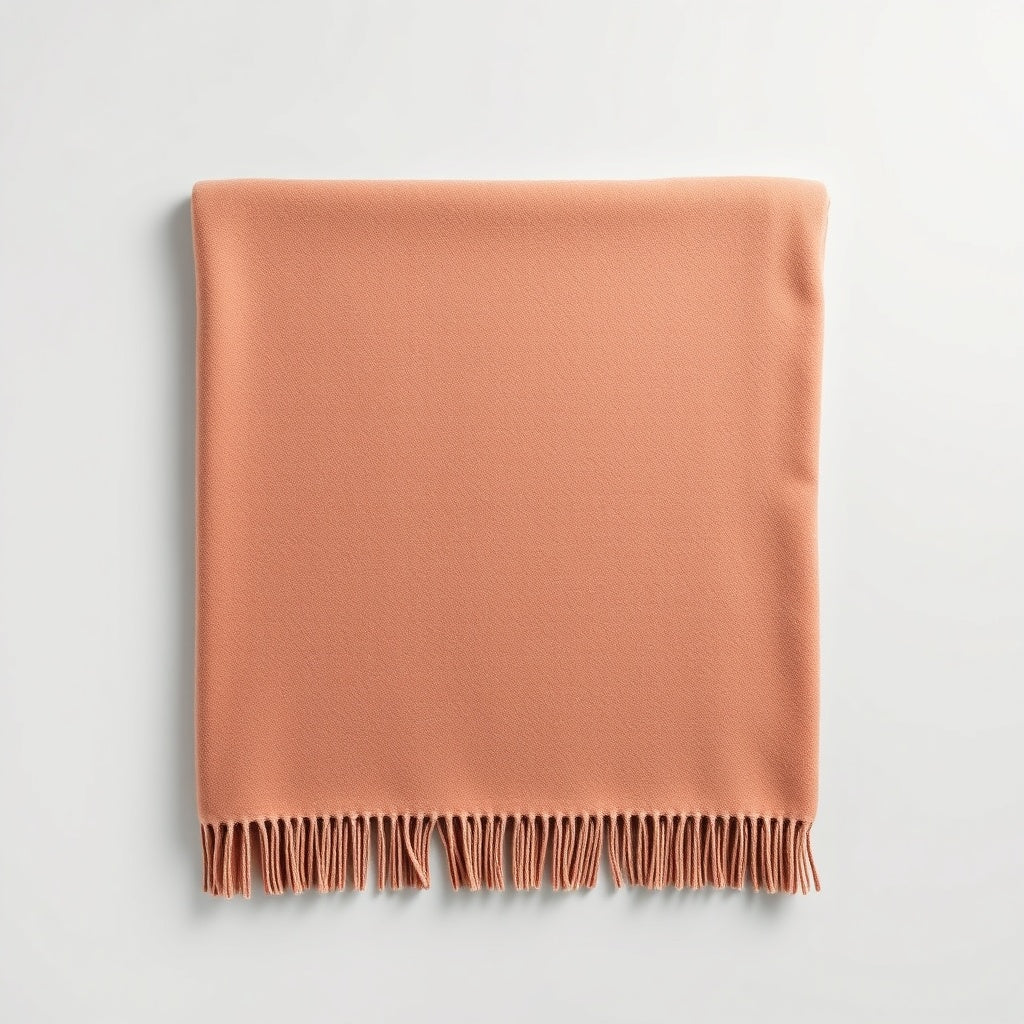Soft-Toned Wool Throw