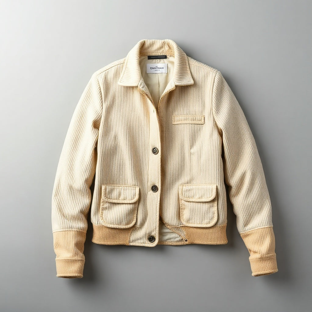 Tailored Corduroy Quilted Jacket