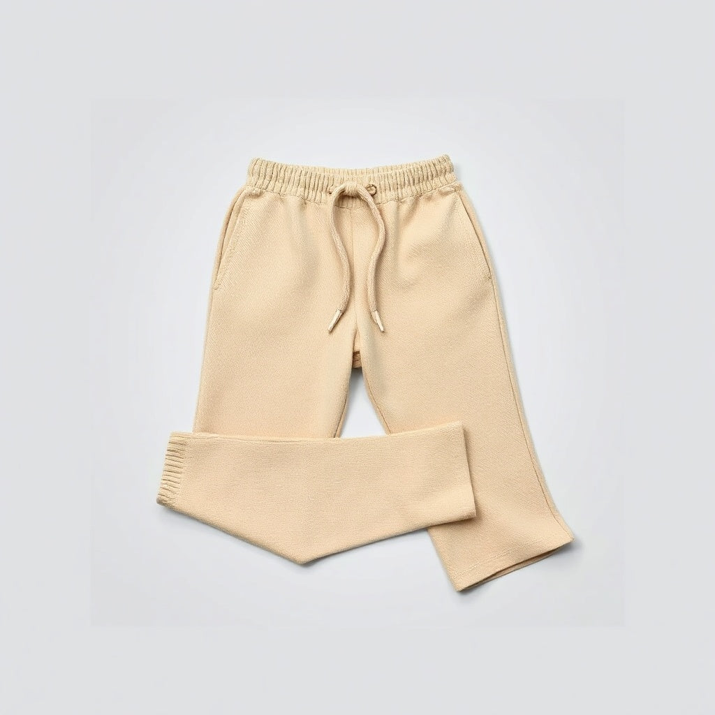 Tailored Lambswool Drawstring Trousers